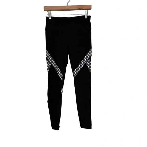 Gap Fit Women’s Leggings Small Black Yoga Gym Workout Mid Rise Athletic Jogging - Picture 1 of 8